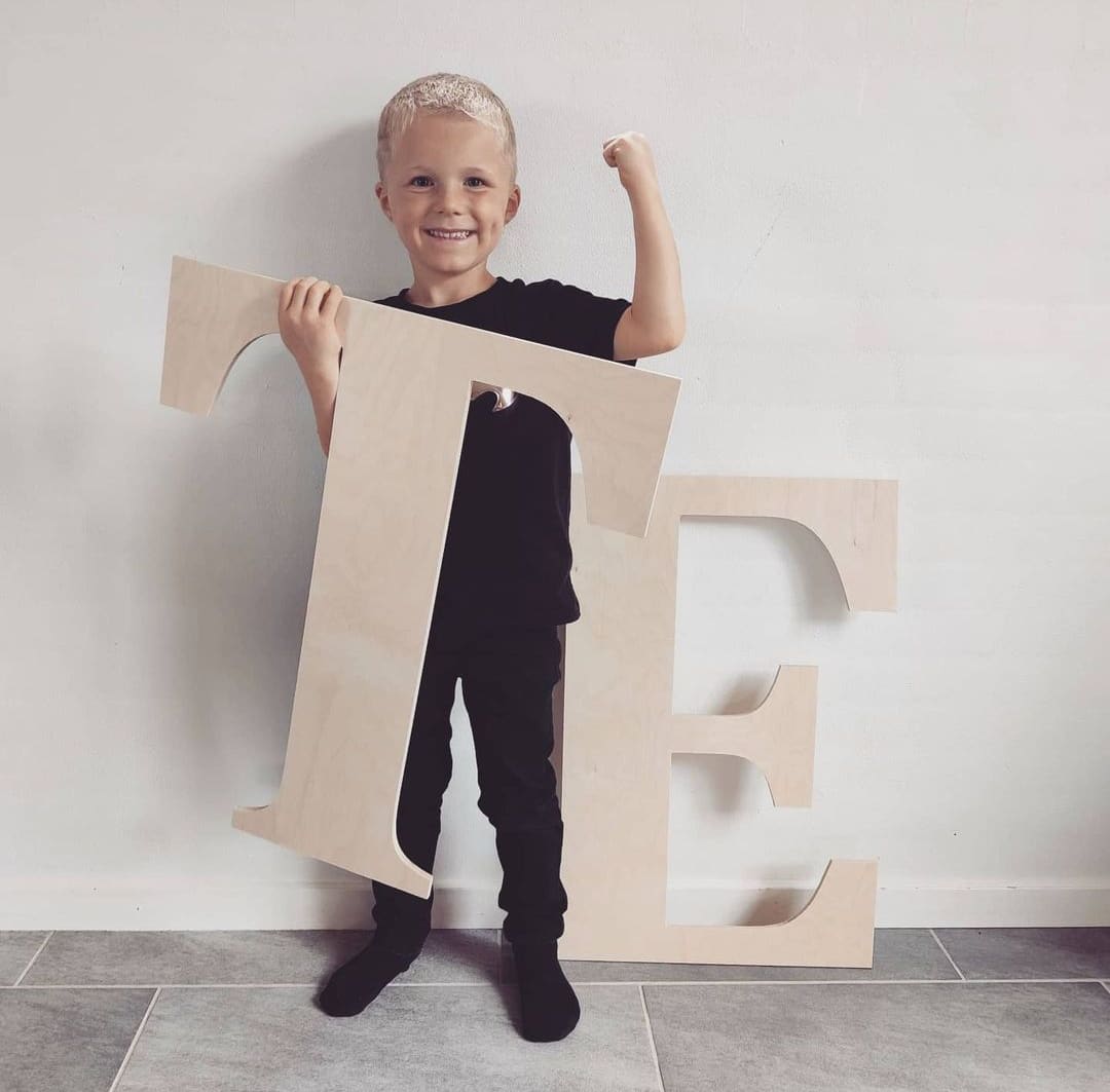 Houten letters - 70cm