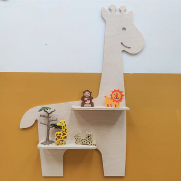 Gertrud giraffe wandplank