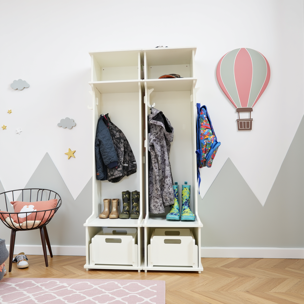 Bertram combiset 2 stuks met 2 dozen en 9 haken - White edition