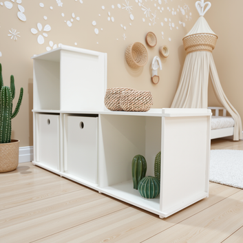 Rekkenbank Carla incl. 2x Viktor dozen - White edition