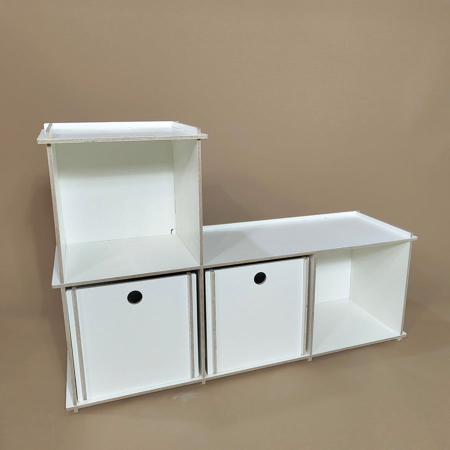 Rekkenbank Carla incl. 2x Viktor dozen - White Line