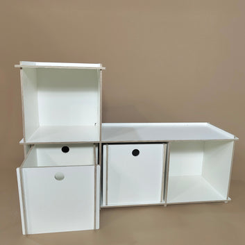 Rekkenbank Carla incl. 2x Viktor dozen - White Line