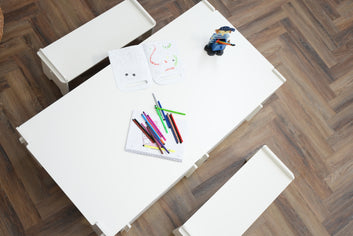 Bjørn speeltafel - White Edition