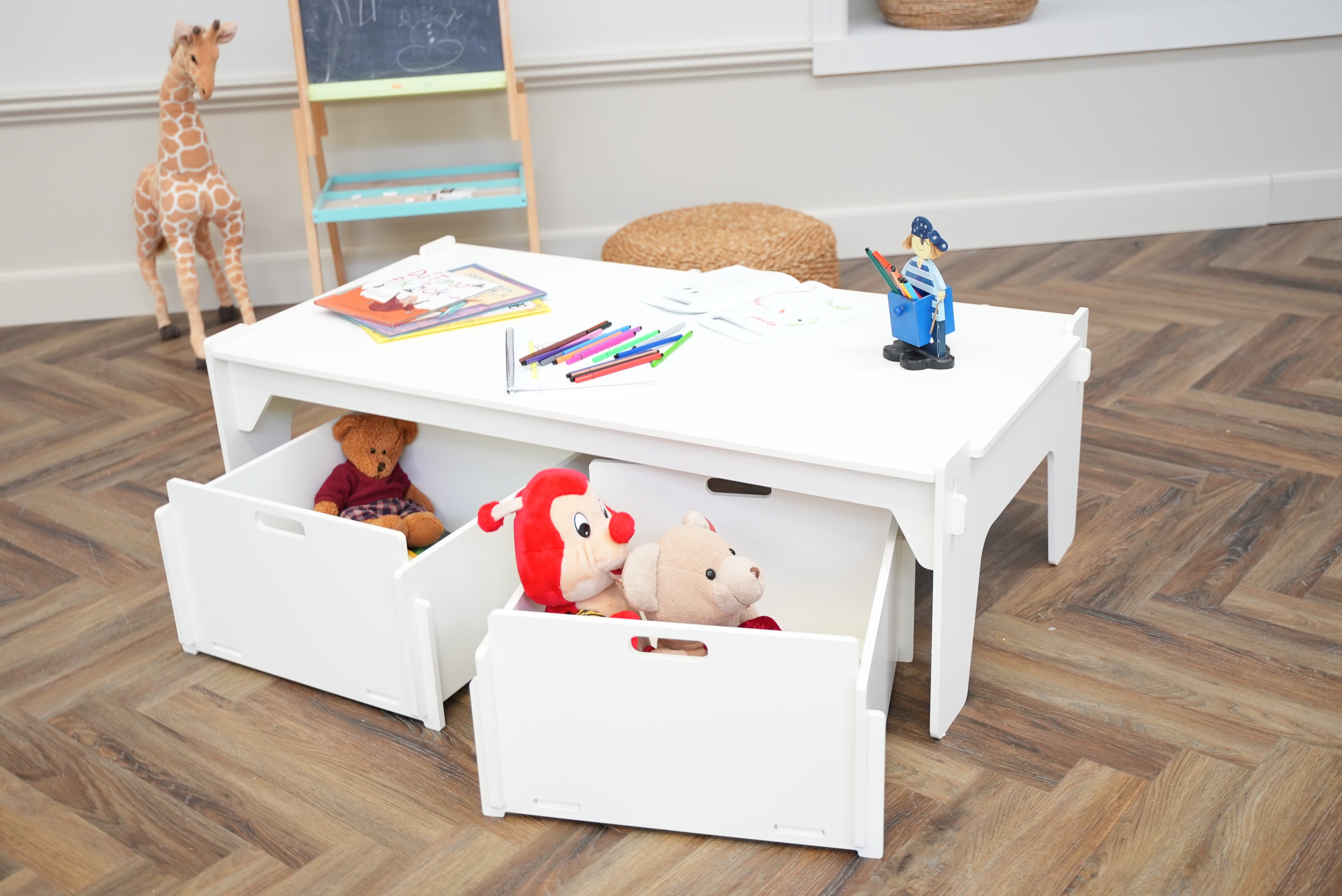 Stine opbergdoos (groot) - 2 stuks - White Edition