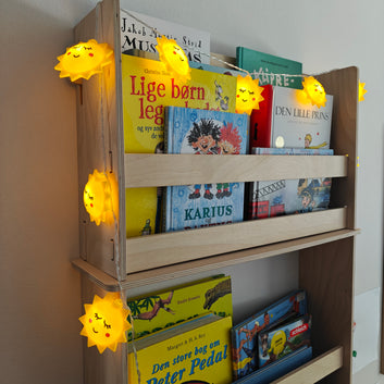 Slingerlampjes voor de kinderkamer - Zon