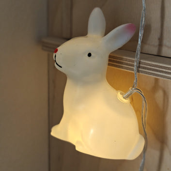 Slingerlampjes voor de kinderkamer - Konijnen